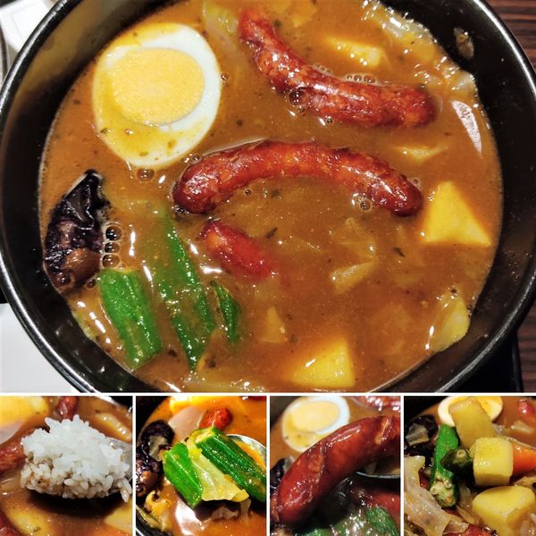 「ソーセージスープカレー(3辛) 1142円」@カレーハウスCoCo壱番屋 東武浅草駅前店の写真