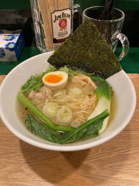 「鶏だし 塩ラーメン」@BRUNCH R&Bの写真