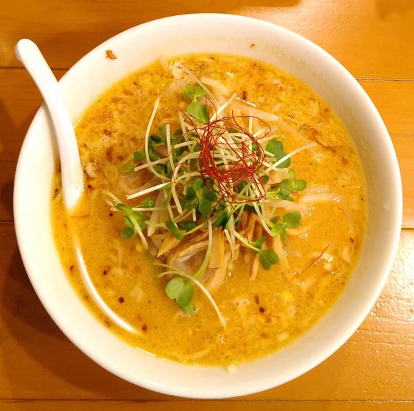 「味噌SOBA＋水餃子」@麺屋 Hulu-luの写真