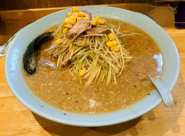 「ネギミソラーメン+大盛(200円)」@ラーメンショップ椿 新治店の写真