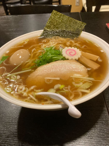 「味玉醤油　大盛」@佐野ラーメン・佐野黒から揚げ 進ちゃんの写真