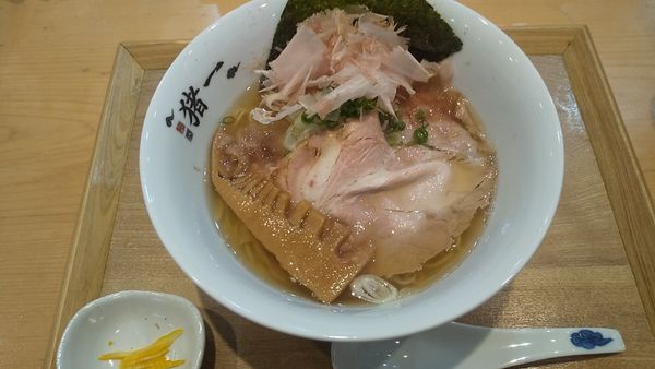 「出汁そば・白(¥1,000)」@麺屋猪一 本店の写真