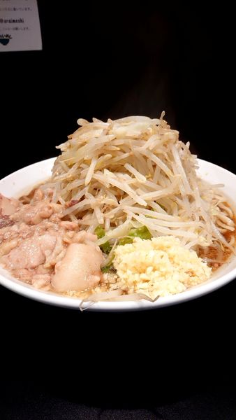 「小ラーメン900円大盛100円全増し」@豚風。の写真