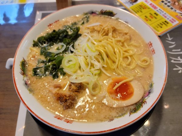 「和風 豚骨醤油ラーメン 780円」@博多 長浜ラーメン だるま一家の写真
