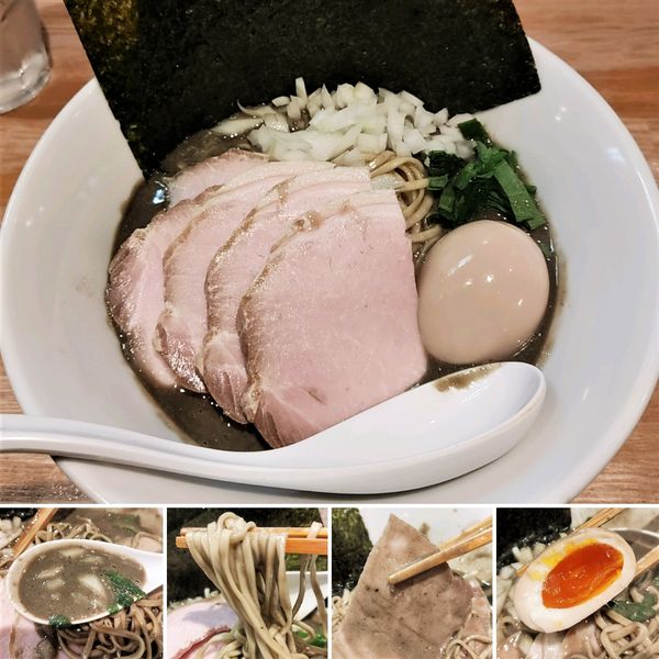 「味玉叉焼ぶっこみ煮干(12月14日限定)  1250円」@中華ソバ ビリケンの写真