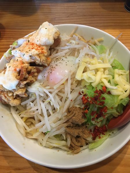 「まぜそば　850円」@中華蕎麦 つけ麺 五味五香の写真