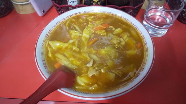 「カレーラーメン(¥450)」@中華料理 八番の写真