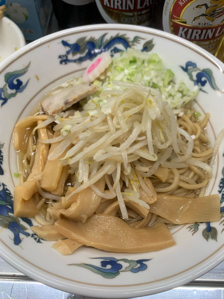 「油そば 竹の子」@中華そば みたかの写真