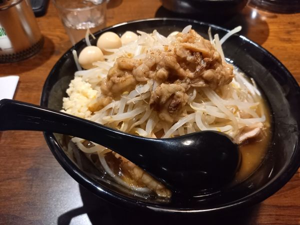 「小ラーメンうずら」@ラーメン ジャンクスの写真
