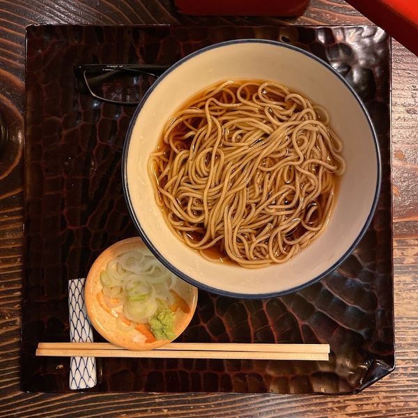 「かけそば」@室町 砂場の写真