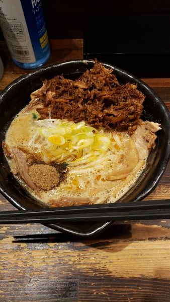 「チャーシュー麺1,050円ほぐし肉200円」@麺や 蒼 AOIの写真