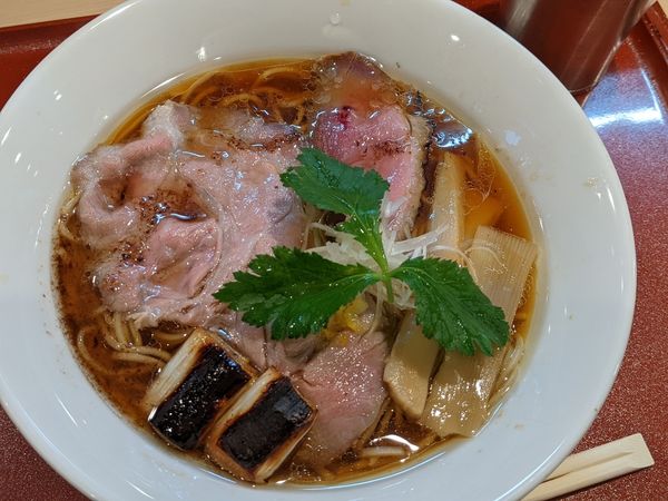 「紀州鴨そば」@燃えよ麺助の写真