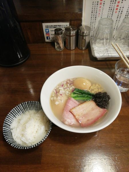 「特製貝節塩らーめん」@CLAM＆BONITO貝節麺RAIKの写真