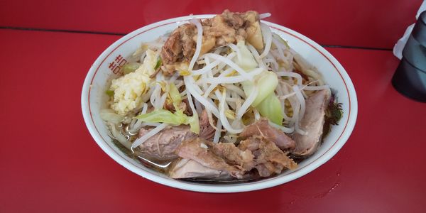 「小ラーメン野菜少なめ」@ラーメン二郎 ひたちなか店の写真