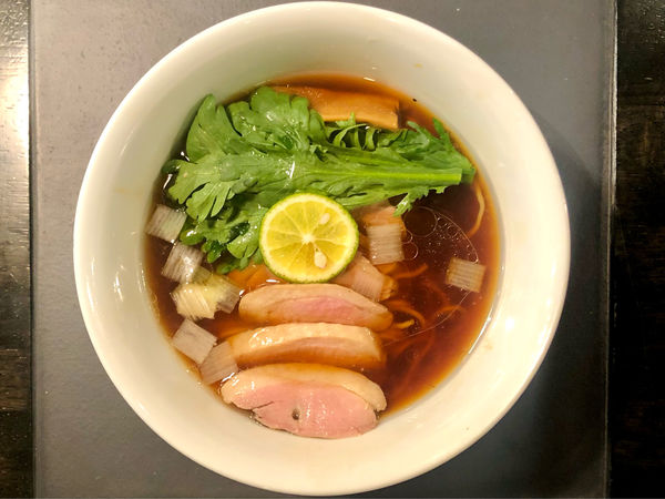 「★＜5周年限定＞5年目の鴨そば～鴨と水〜🍜¥1,300」@KaneKitchen Noodlesの写真