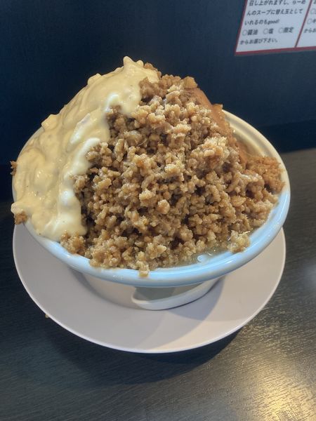 「キーマチキン南蛮二郎系らーめん」@らーめん 三極志の写真