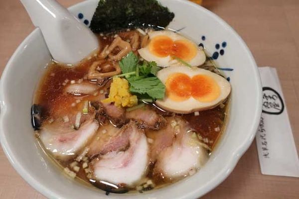 「ちゃーしゅうめん　1,000円＋双子の味玉　100円」@与ろゐ屋の写真