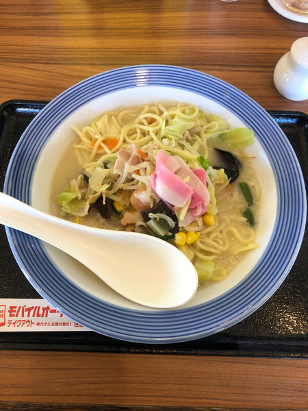 「鶏白湯の濃厚ちゃんぽん」@長崎ちゃんぽん リンガーハット 町田木曽町店の写真