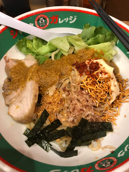 「まぜそば」@ジャンクガレッジ 大宮駅前店の写真