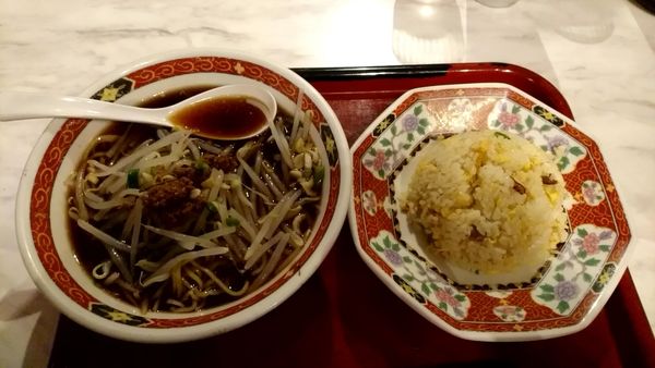 「ミニらぁ麺セット_500円」@中華食堂 一番館 中野サンモール店の写真