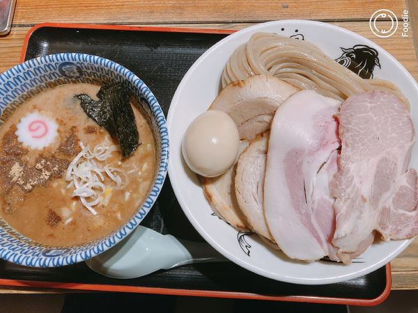 「濃厚特製つけ麺（大盛）」@松戸中華そば 富田食堂の写真