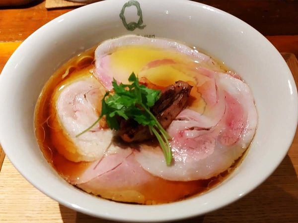 「特製醤油らぁ麺」@Japanese Ramen Noodle Lab Qの写真