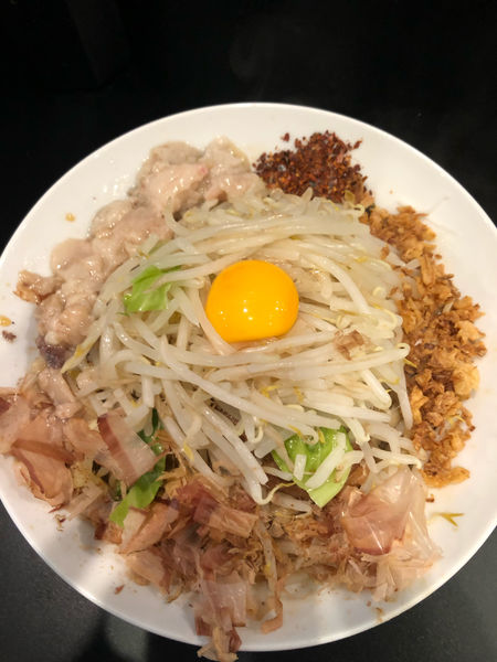 「汁なし　あぶら　辛味」@豚風。の写真