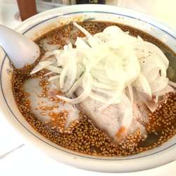 塩タンタン麺チャーシュートッピング