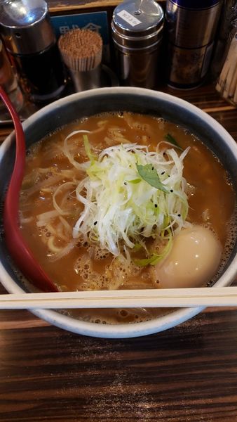 「海の味噌味玉そば1,000円」@中華そば 螢の写真