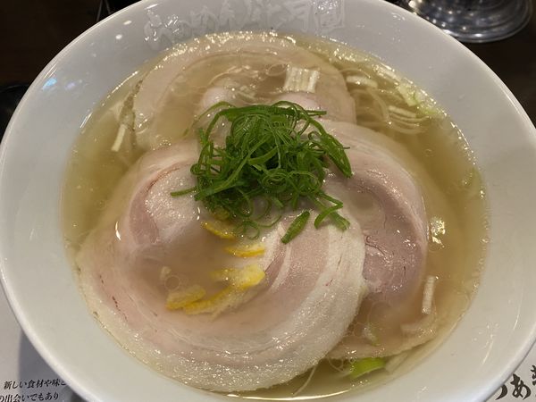 「しおらぁ麺飯田商店 1180円」@らあめん花月嵐 浅草橋店の写真
