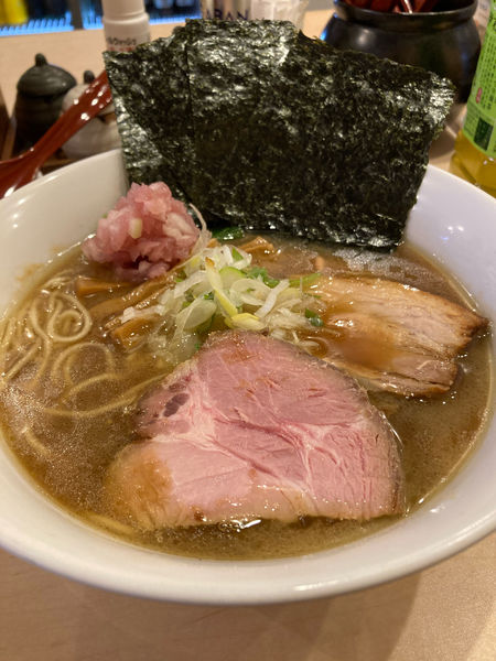 「らーめん、のり、玉ねぎ」@つけ麺 大武の写真