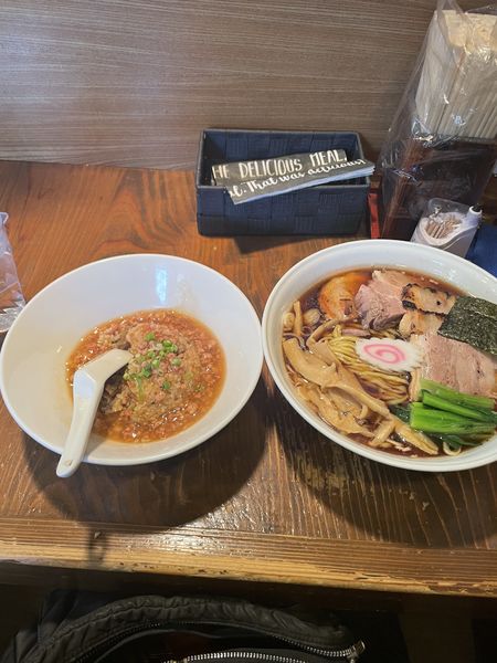 「あご出汁し生姜中華そば」@麺屋たつみ 喜心 狭山店の写真