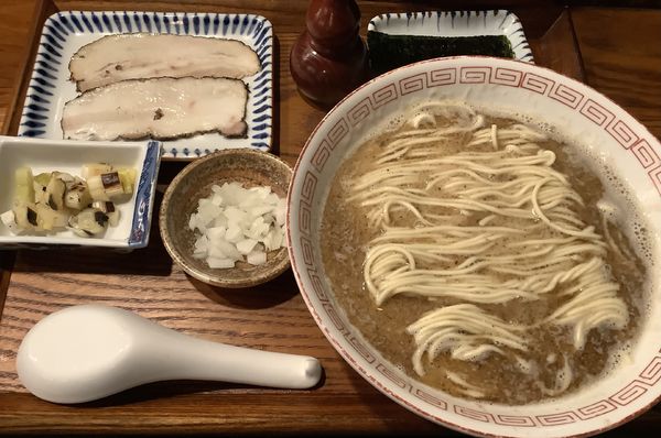 「鯖」@炭火焼濃厚中華そば 倫道の写真