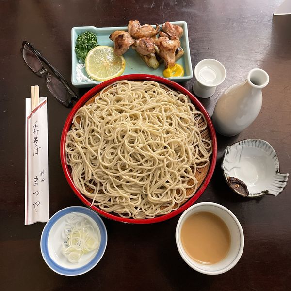 「ごまそば（大盛り）」@神田まつやの写真