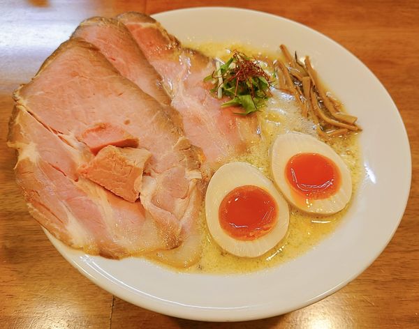 「青唐辛子の卵とじらぁ麺【期間·数量限定】」@らぁ麺はうす Sumika0の写真
