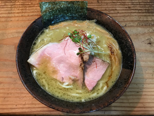 「濃厚牡蠣ソバ　850円」@貝だしラーメン 貝ガラ屋の写真