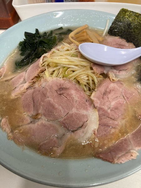 「ネギチャーシュー　中」@◯つばき食堂の写真