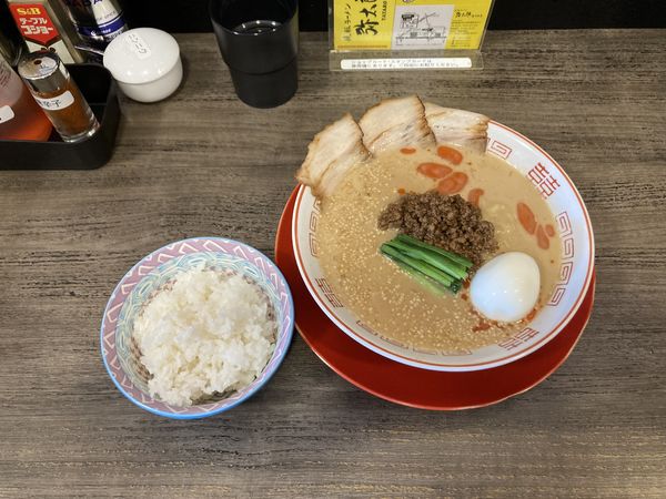 「担々麺【東三河ジャンクション限定】」@焼豚ラーメン 弥太郎 豊川本店の写真