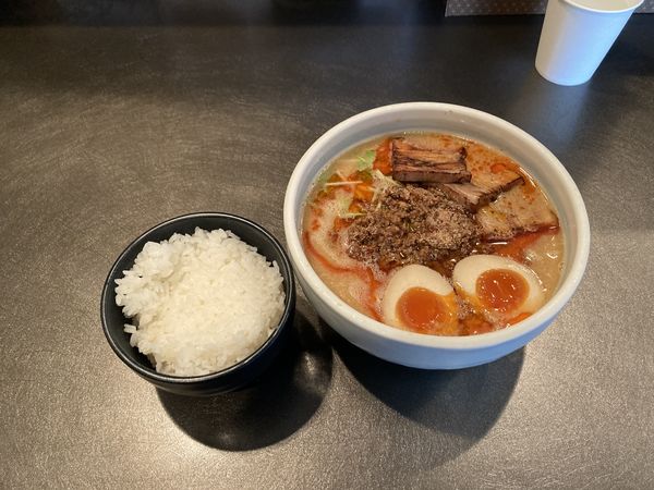 「担々麺」@らーめん まぜそば てっぺん 名古屋本店の写真