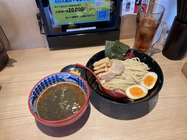 「特濃煮干しつけ麺【中】」@三田製麺所 豊田インター店の写真