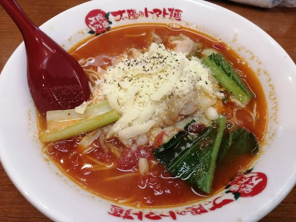 「太陽のチーズラーメン(創業記念550)」@太陽のトマト麺 京急川崎支店の写真