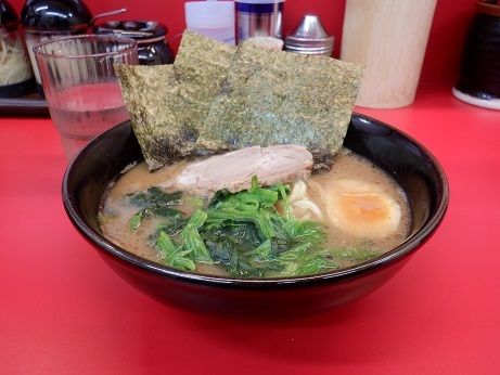 「半ラーメン」@横浜ラーメン 山本家の写真