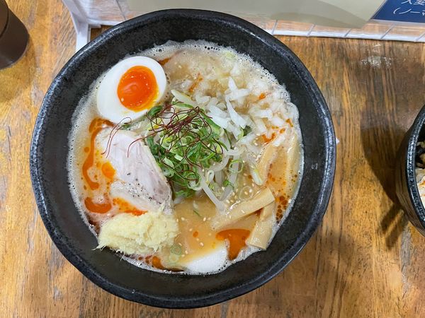 「鶏白湯味噌ジンジャー」@Ramen 光鶏の写真