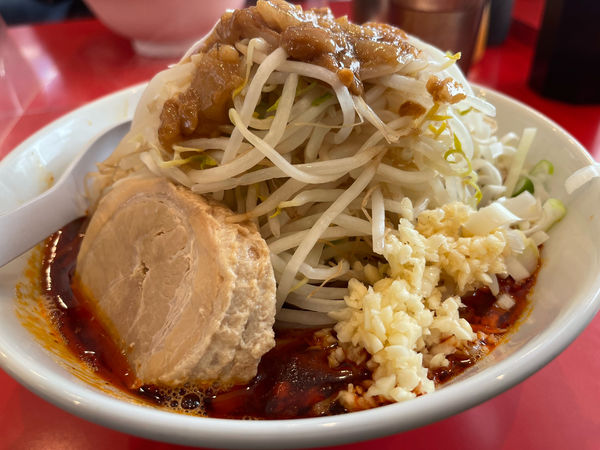 「辛ラーメン200㌘3辛」@豚ゆうの写真