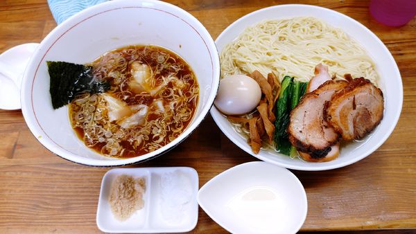 「特製つけ麺・麺大盛　￥１１８０」@らぁめん 夢の写真