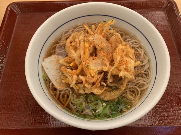 「特製かき揚げそば 500円」@なか卯 須田町店の写真