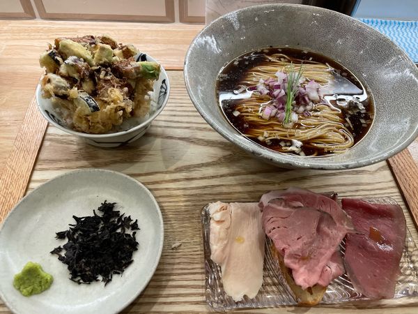 「特醤油　丼セット」@だしかのの写真