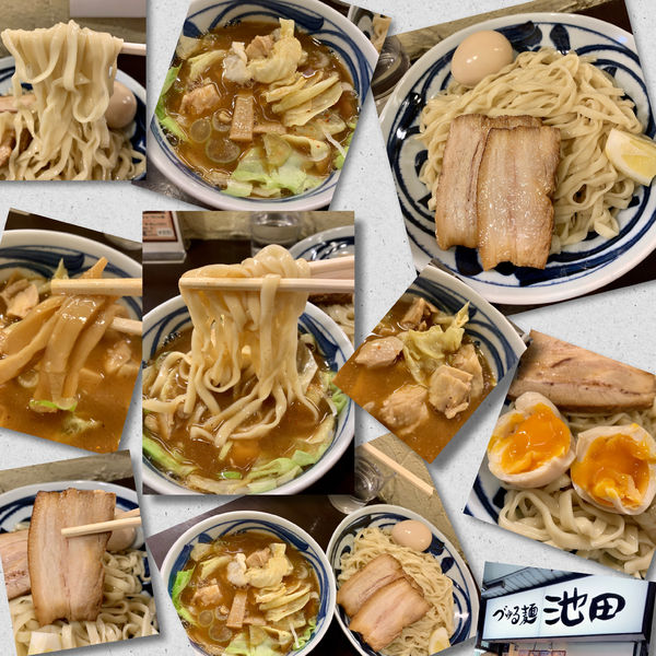「塩つけ麺(並）880円＋炙り豚チャーシュー」@づゅる麺 池田の写真