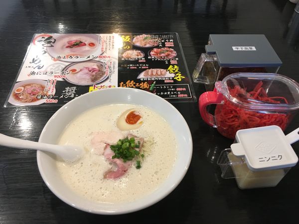 「泡らーめん(800¥)」@泡とろ齋藤の写真