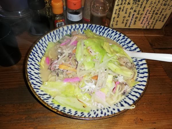 「チャンポン　大盛」@元祖長浜 大学ラーメンの写真